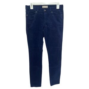 Banana Republic Blue Corduroy Women's Skinny Jeans Skinny Fit Size 27/4 Bohemian